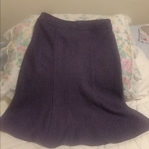 Purple and white skirt 💥 Size 6